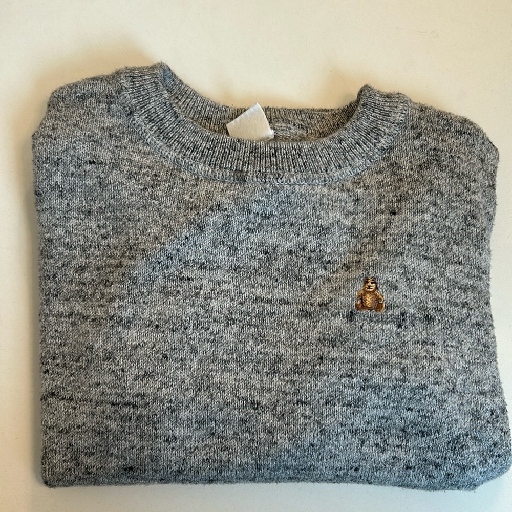 Boys Gap Grey Knit Sweater Size 5